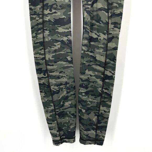 Lululemon Speed Up Tight 7/8 Legging Camo Green Size 2 - Picture 5 of 7